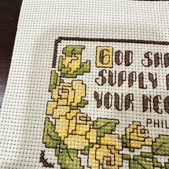 Other - Cross Stitch - God Shall Supply